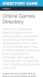 Mobile Screenshot of directorygame.com
